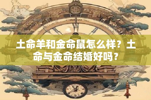 土命羊和金命鼠怎么样？土命与金命结婚好吗？