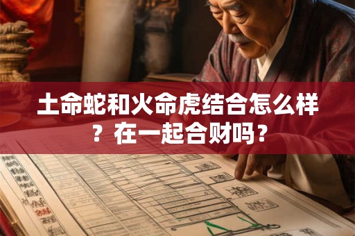 土命蛇和火命虎结合怎么样？在一起合财吗？