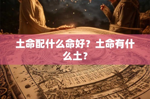 土命配什么命好？土命有什么土？