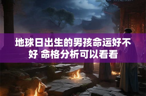 地球日出生的男孩命运好不好 命格分析可以看看