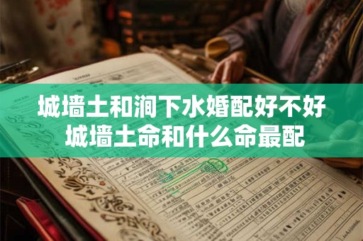城墙土和涧下水婚配好不好 城墙土命和什么命最配