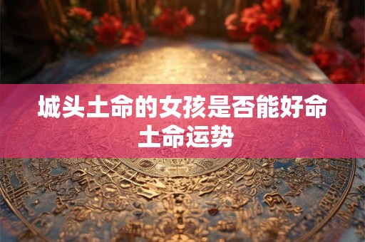城头土命的女孩是否能好命 土命运势