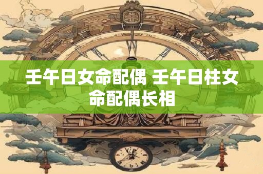 壬午日女命配偶 壬午日柱女命配偶长相