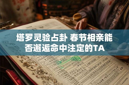 塔罗灵验占卦 春节相亲能否邂逅命中注定的TA