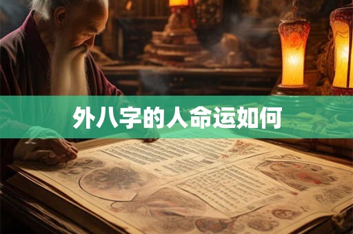 外八字的人命运如何