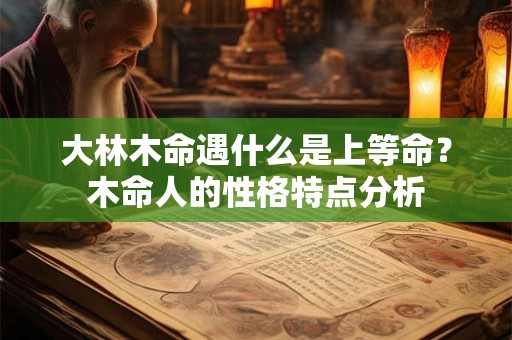 大林木命遇什么是上等命？木命人的性格特点分析