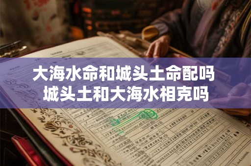 大海水命和城头土命配吗 城头土和大海水相克吗