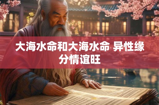 大海水命和大海水命 异性缘分情谊旺