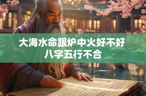 大海水命跟炉中火好不好 八字五行不合