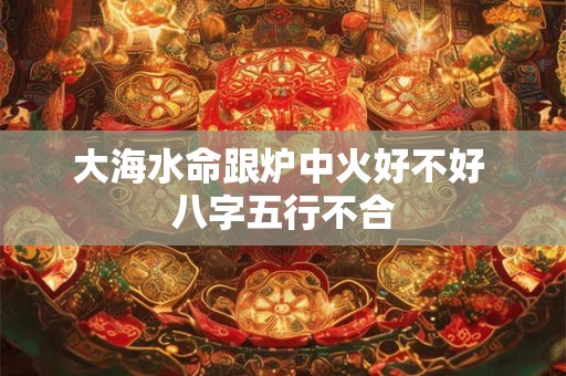 大海水命跟炉中火好不好 八字五行不合