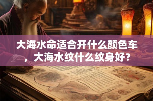 大海水命适合开什么颜色车，大海水纹什么纹身好？