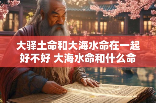 大驿土命和大海水命在一起好不好 大海水命和什么命最配