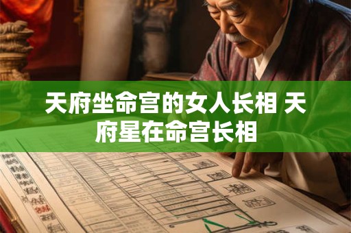 天府坐命宫的女人长相 天府星在命宫长相