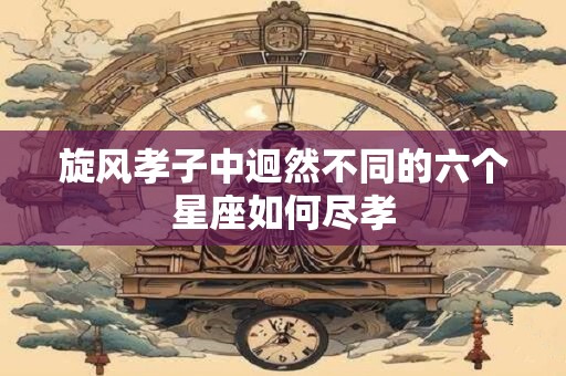 旋风孝子中迥然不同的六个星座如何尽孝