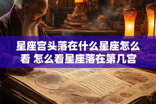 星座宫头落在什么星座怎么看 怎么看星座落在第几宫