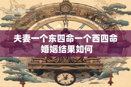 夫妻一个东四命一个西四命 婚姻结果如何