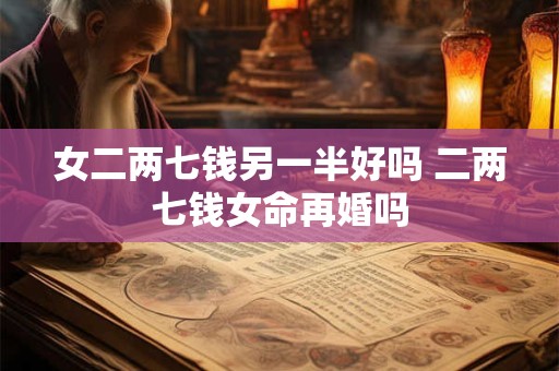 女二两七钱另一半好吗 二两七钱女命再婚吗