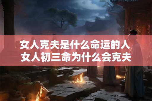 女人克夫是什么命运的人 女人初三命为什么会克夫