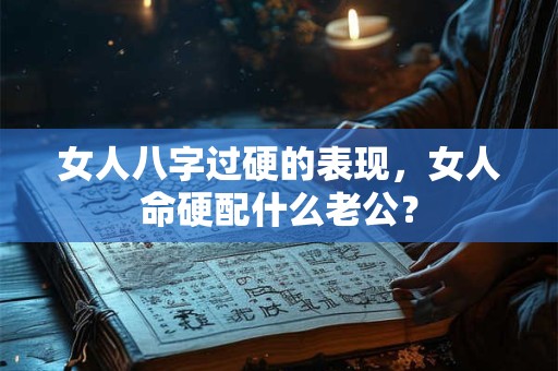 女人八字过硬的表现，女人命硬配什么老公？