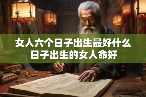 女人六个日子出生最好什么日子出生的女人命好