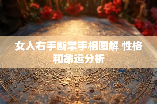 女人右手断掌手相图解 性格和命运分析