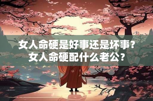 女人命硬是好事还是坏事？女人命硬配什么老公？