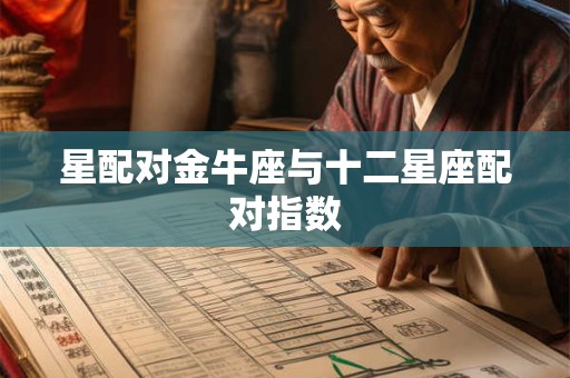 星配对金牛座与十二星座配对指数