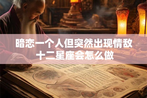 暗恋一个人但突然出现情敌 十二星座会怎么做