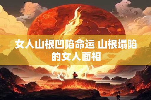 女人山根凹陷命运 山根塌陷的女人面相