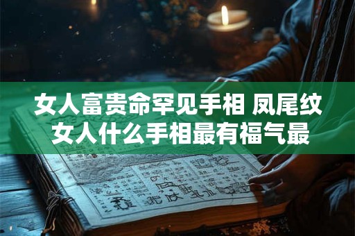 女人富贵命罕见手相 凤尾纹 女人什么手相最有福气最好命