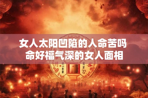 女人太阳凹陷的人命苦吗 命好福气深的女人面相