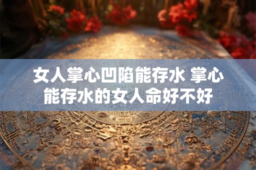 女人掌心凹陷能存水 掌心能存水的女人命好不好