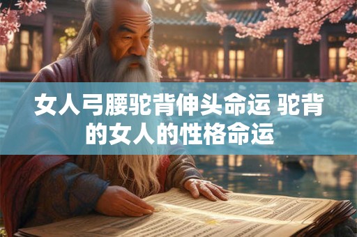 女人弓腰驼背伸头命运 驼背的女人的性格命运