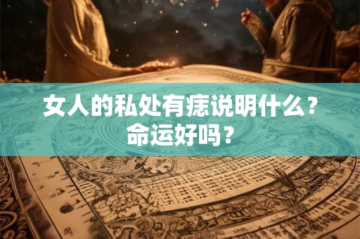 女人的私处有痣说明什么？命运好吗？