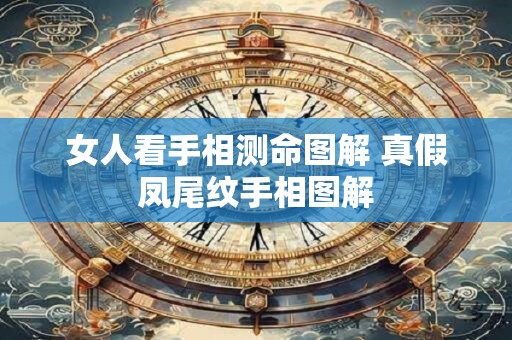 女人看手相测命图解 真假凤尾纹手相图解