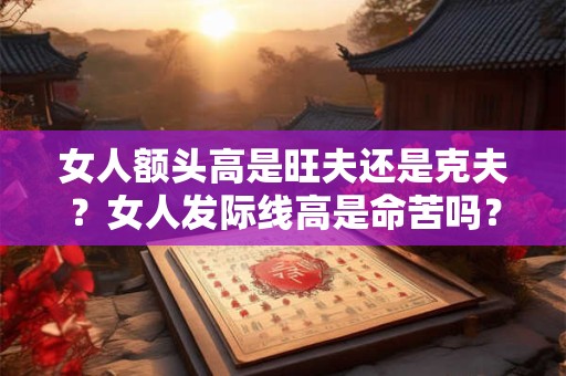女人额头高是旺夫还是克夫？女人发际线高是命苦吗？