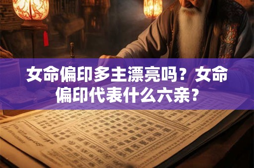 女命偏印多主漂亮吗？女命偏印代表什么六亲？