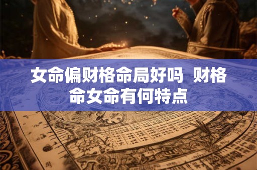 女命偏财格命局好吗  财格命女命有何特点
