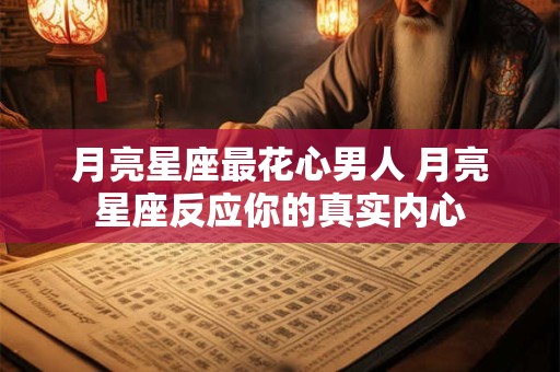 月亮星座最花心男人 月亮星座反应你的真实内心