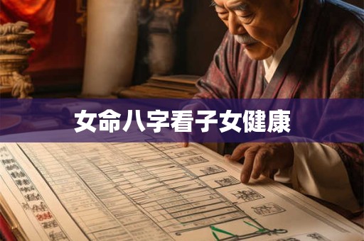女命八字看子女健康