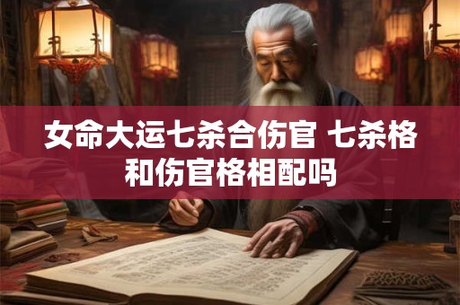 女命大运七杀合伤官 七杀格和伤官格相配吗