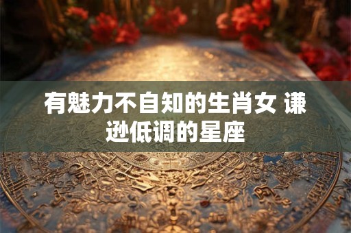 有魅力不自知的生肖女 谦逊低调的星座