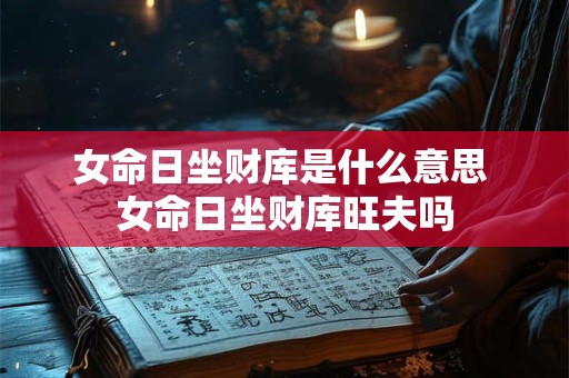 女命日坐财库是什么意思 女命日坐财库旺夫吗