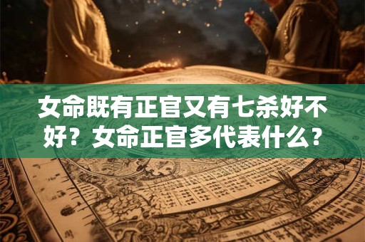 女命既有正官又有七杀好不好？女命正官多代表什么？