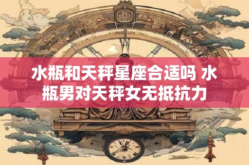 水瓶和天秤星座合适吗 水瓶男对天秤女无抵抗力