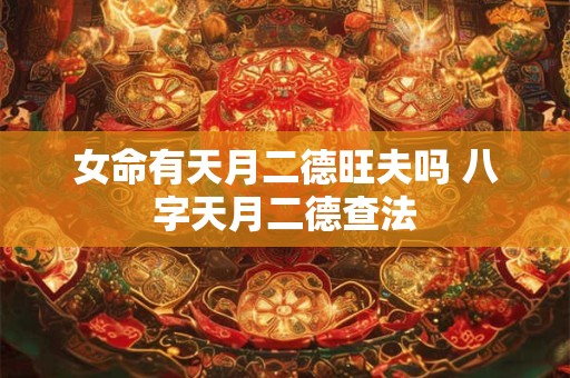 女命有天月二德旺夫吗 八字天月二德查法