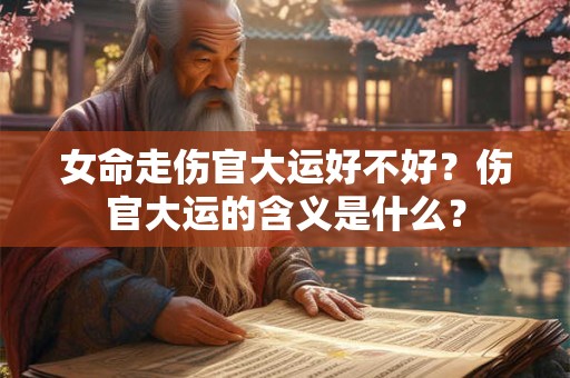 女命走伤官大运好不好？伤官大运的含义是什么？
