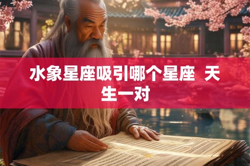 水象星座吸引哪个星座  天生一对
