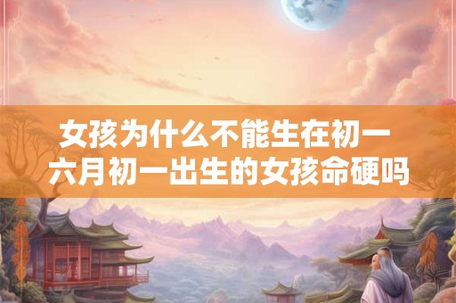 女孩为什么不能生在初一 六月初一出生的女孩命硬吗