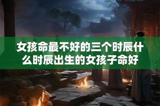 女孩命最不好的三个时辰什么时辰出生的女孩子命好